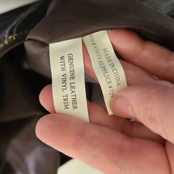 Worthington Dark Brown Genuine Leather Purse / Shoulder Bag - Picture 5 of 5